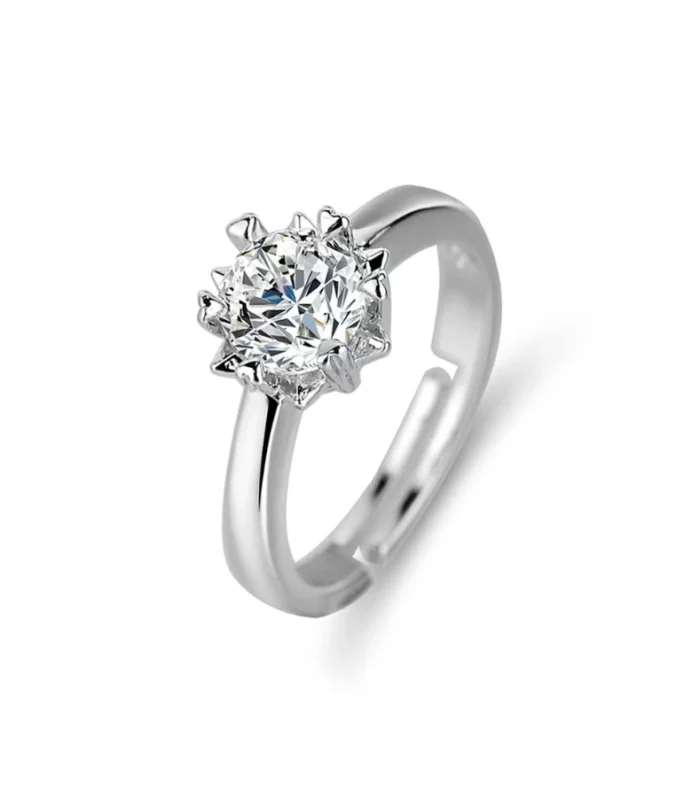 Contemporary Solitaire Ring