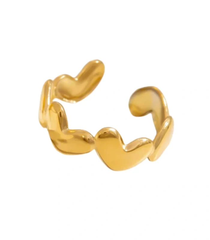 Golden Heart Ring