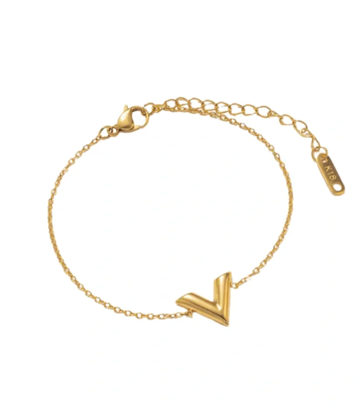 V-Shaped Wraparound Bracelet