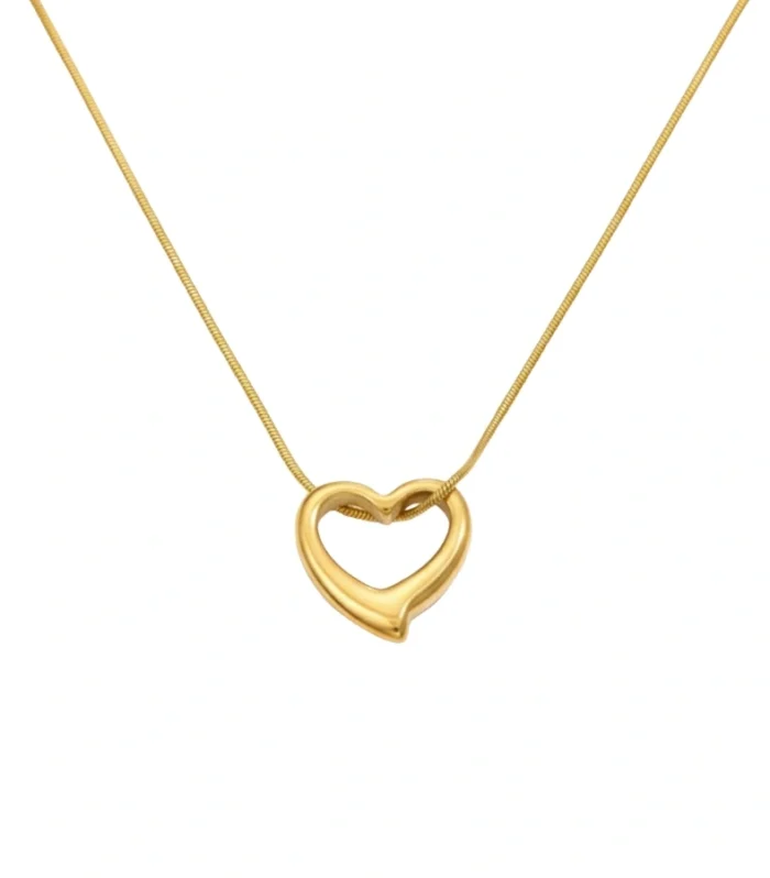 Timeless Romance Gold Pendant Necklace