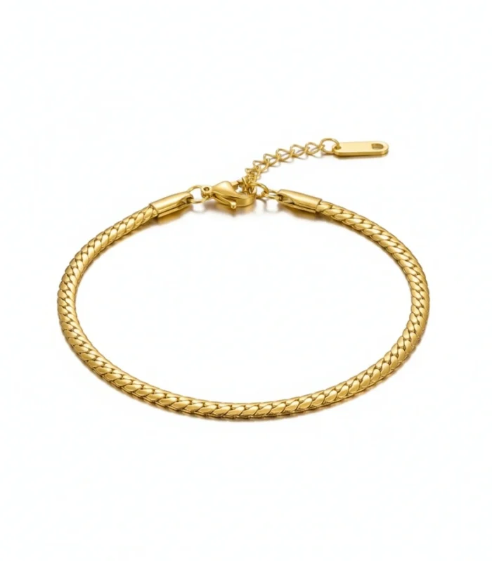 Flat Curb Link Bracelet
