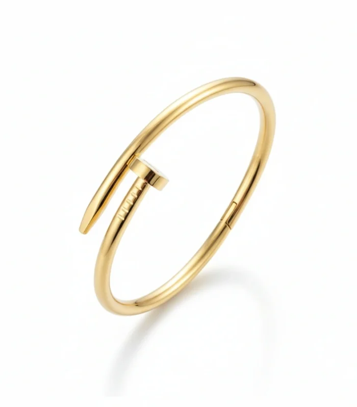 Minimalist Nail Hinged Bangle