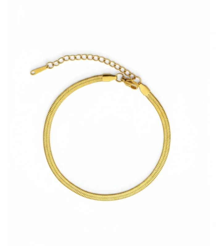 Sleek Snake Chain Anklet