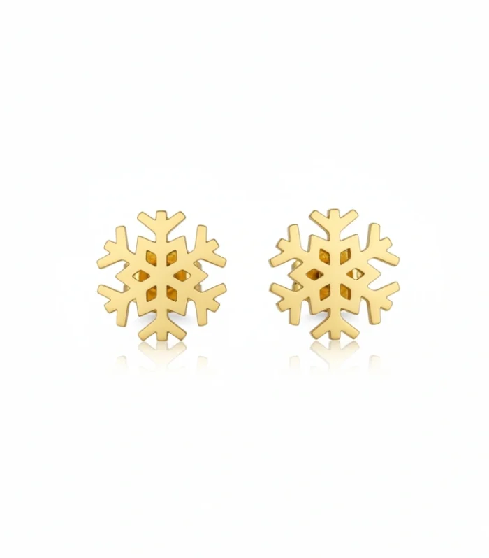 Snowflake Stud Earrings