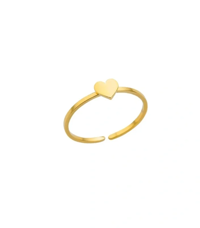 Minimalist Heart Ring