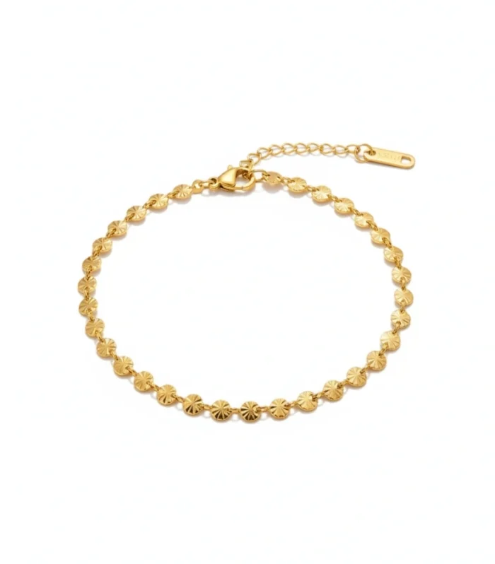 Radiant Starburst Disc Bracelet